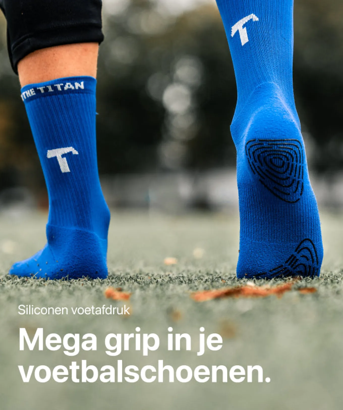 T1TAN Grip Socks - blauw Discount